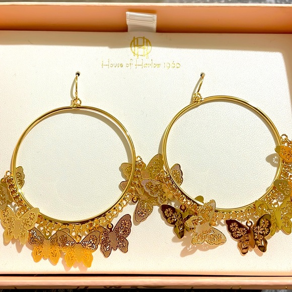 House of Harlow 1960 Jewelry - NIB House of Harlow 1960 Butterfly Earrings
